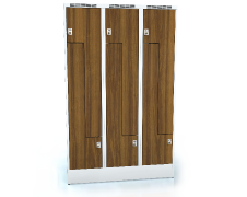 Cloakroom locker Z-shaped doors ALDERA 1920 x 1200 x 500